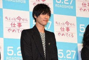 福士蒼汰、『ちょっと今から仕事やめてくる』完成披露舞台挨拶にて