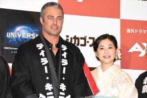 テイラー・キニー、関根麻里、海外ドラマ『シカゴ・ファイア』イベントに出席