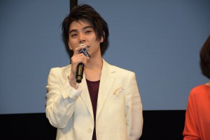 村上虹郎、『武曲　MUKOKU』完成披露舞台挨拶にて