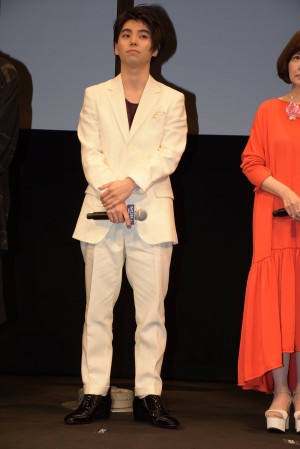 村上虹郎、『武曲　MUKOKU』完成披露舞台挨拶にて