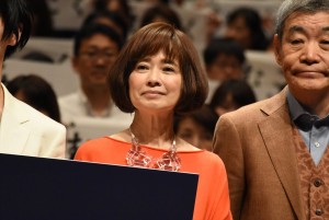 風吹ジュン、『武曲　MUKOKU』完成披露舞台挨拶にて