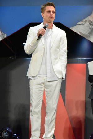 ブラッド・ピット、『ウォー・マシーン：戦争は話術だ！』ジャパンプレミアにて