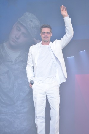 ブラッド・ピット、『ウォー・マシーン：戦争は話術だ！』ジャパンプレミアにて