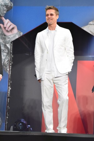 ブラッド・ピット、『ウォー・マシーン：戦争は話術だ！』ジャパンプレミアにて