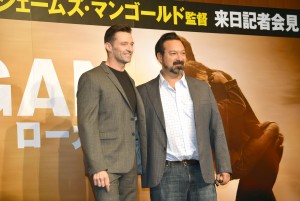 ヒュー・ジャックマンとジェームズ・マンゴールド監督。『LOGAN／ローガン』来日記者会見にて