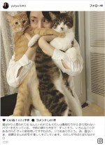 石田ゆり子、猫との“モフモフ”なオフショットに「羨ましい光景」と反響