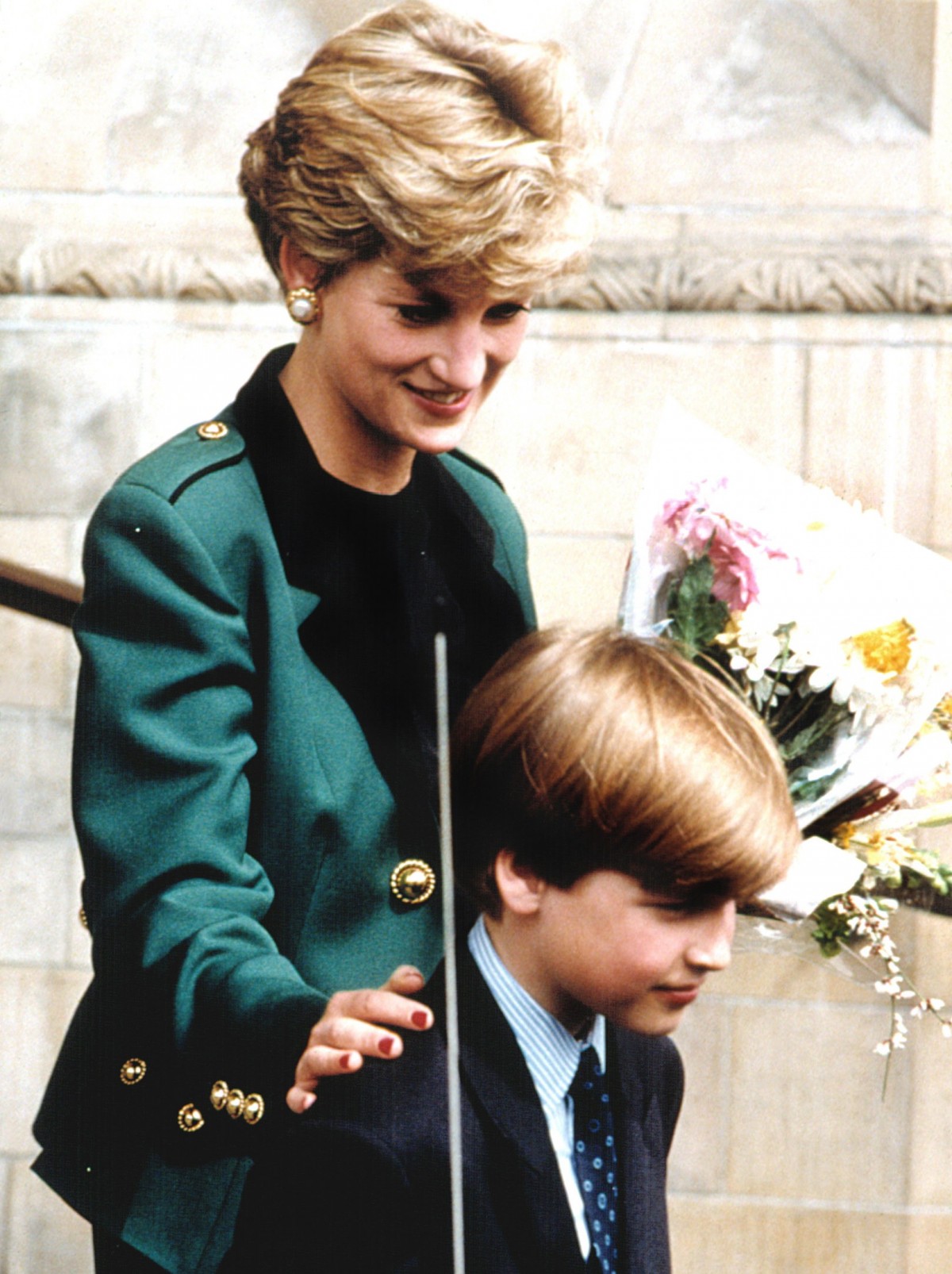 ダイアナ妃とウィリアム王子（1992年）
