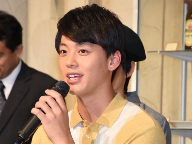 島谷純一郎役で登場した竹内涼真。『ひよっこ』新キャスト発表スタジオ取材会にて