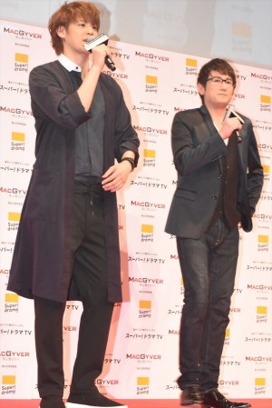 宮野真守、土田大。『MACGYVER／マクガイバー』 プレミア試写会にて