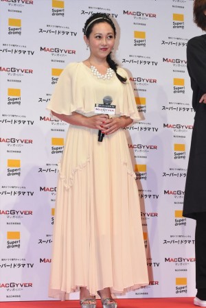 浅香唯、『MACGYVER／マクガイバー』 プレミア試写会にて