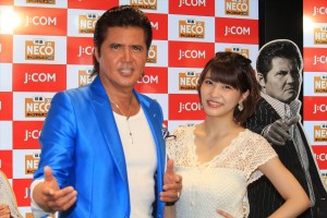 竹内力、岸明日香、『闇の法執行人』＆『大馬鹿代』放送記念 スペシャルイベントにて