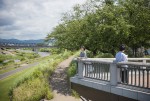 『君の膵臓をたべたい』原作表紙モデルの地、足羽川・幸橋