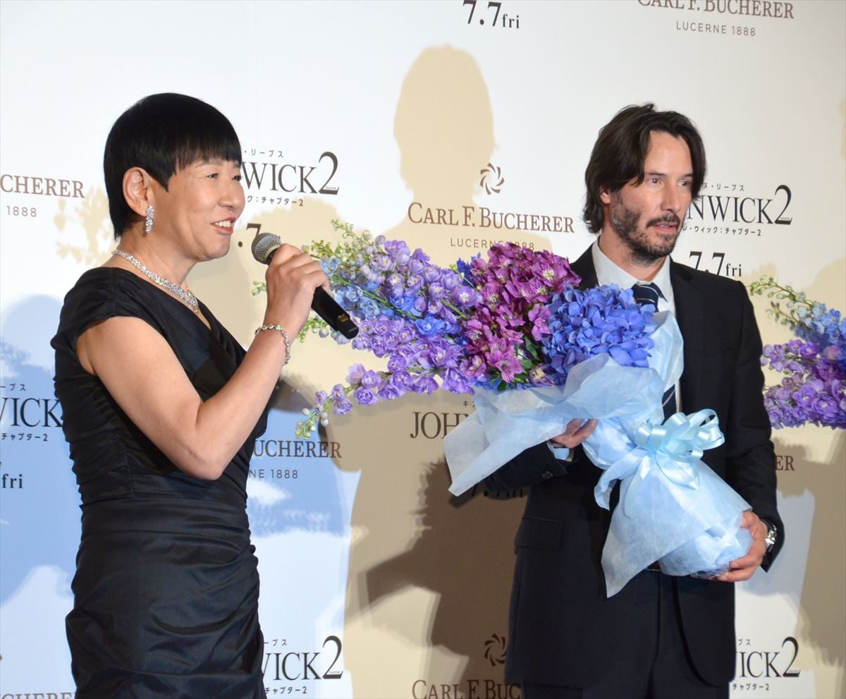 キアヌ・リーヴス来日！ 和田アキ子の“必殺ゴッドハンド”に衝撃