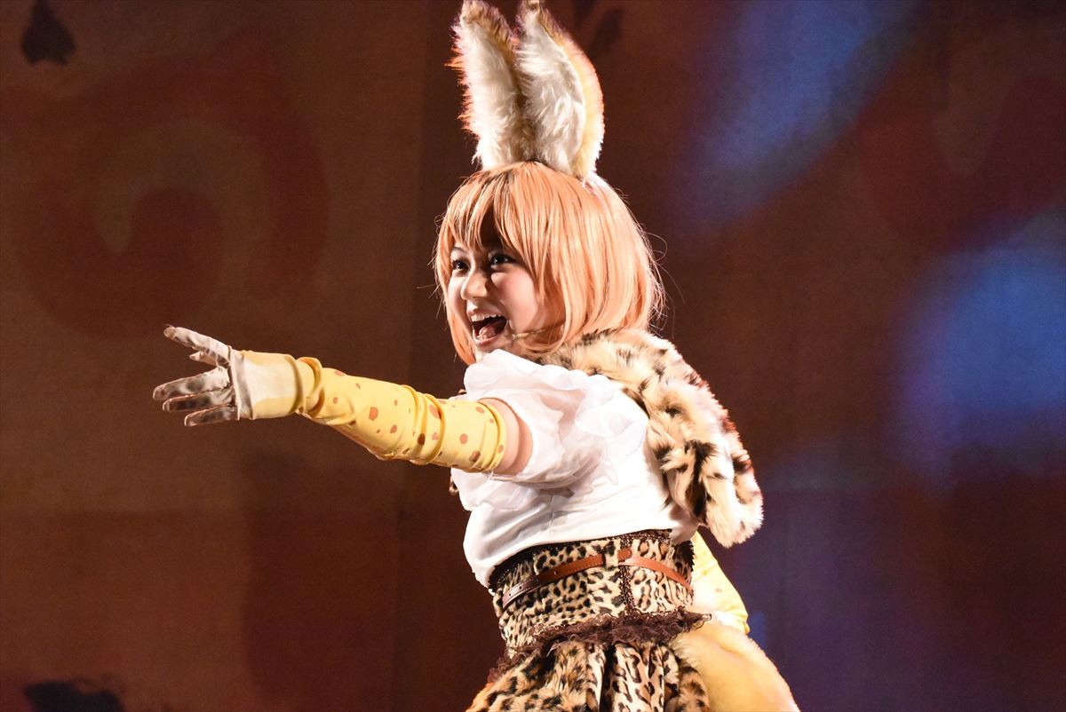 尾崎由香、舞台「けものフレンズ」に気合十分 「千秋楽まで、騒ぎたい」
