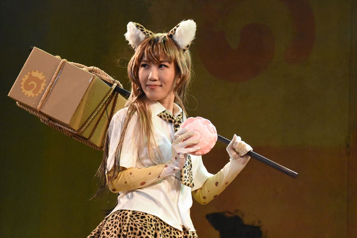 尾崎由香、舞台「けものフレンズ」に気合十分 「千秋楽まで、騒ぎたい」