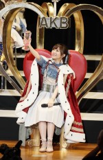 『AKB48 49thシングル選抜総選挙』で1位を獲得した指原莉乃