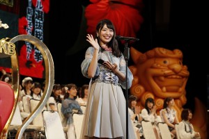 『AKB48 49thシングル選抜総選挙』で10位を獲得した北原里英（NGT48）