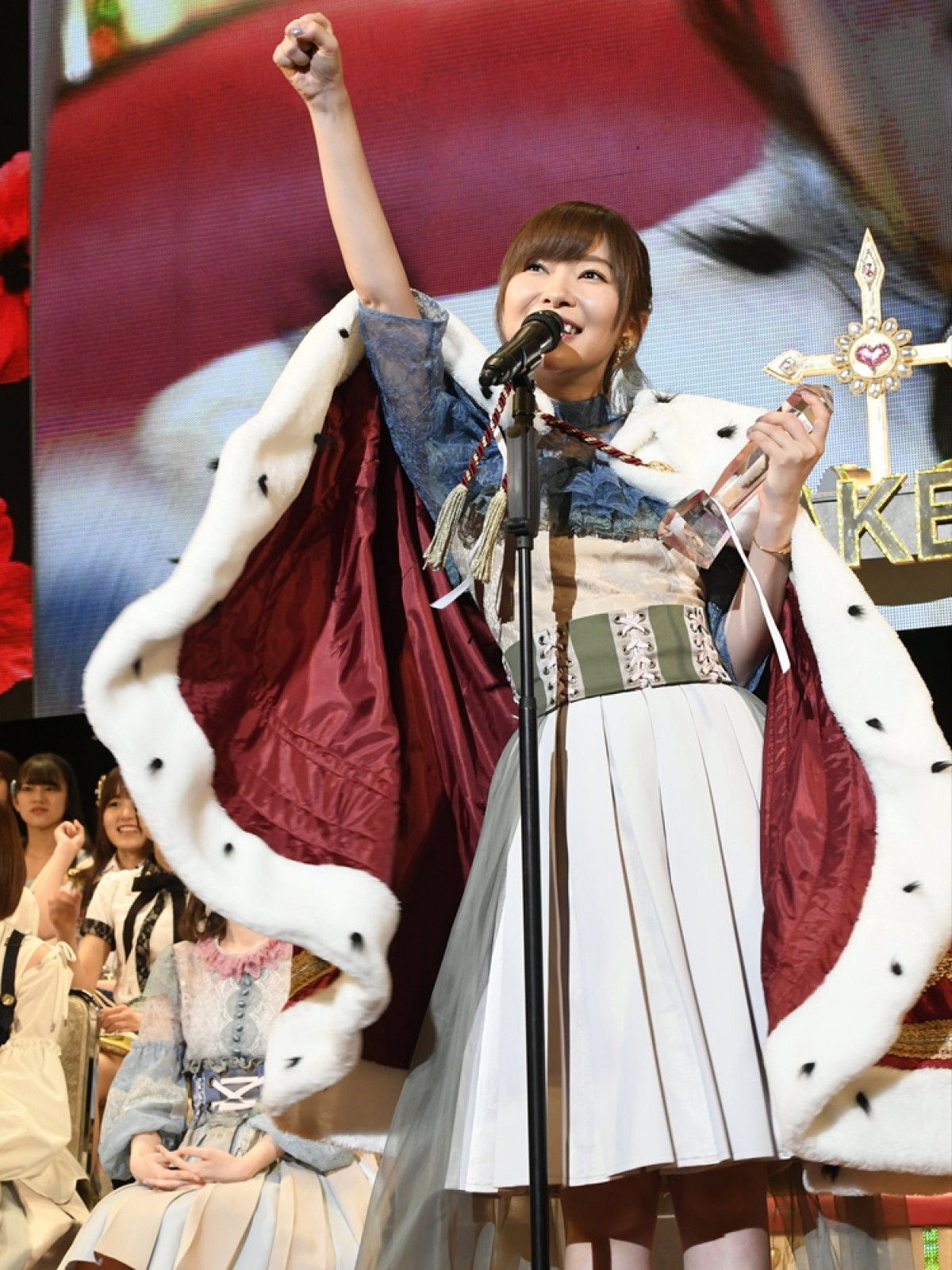 『AKB48 49thシングル選抜総選挙』で1位を獲得した指原莉乃