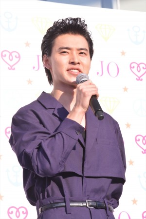 山崎賢人、『ジョジョの奇妙な冒険 ダイヤモンドは砕けない 第一章』キックオフイベントにて