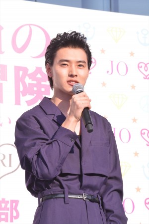 山崎賢人、『ジョジョの奇妙な冒険 ダイヤモンドは砕けない 第一章』キックオフイベントにて