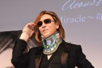 緊急記者会見を開いた「X JAPAN」のYOSHIKI