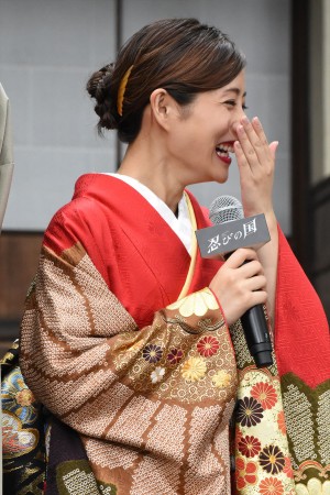 石原さとみ、『忍びの国』大ヒット祈願イベントに出席