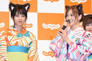 西野七瀬、白石麻衣、じゃらんCM発表会にて