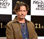 ジョニー・デップ『パイレーツ・オブ・カリビアン／最後の海賊』取材会にて