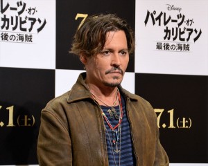 ジョニー・デップ『パイレーツ・オブ・カリビアン／最後の海賊』取材会にて