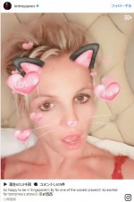 ブリトニー・スピアーズ、スマホアプリで“キャット＆フォックス”に変身