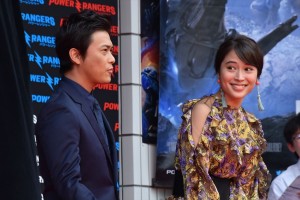 勝地涼、広瀬アリス、『パワーレンジャー』ジャパンプレミアにて