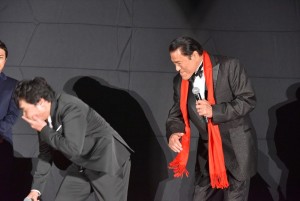 山里亮太、アントニオ猪木。『パワーレンジャー』ジャパンプレミアにて