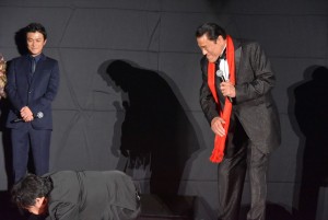 山里亮太、アントニオ猪木。『パワーレンジャー』ジャパンプレミアにて