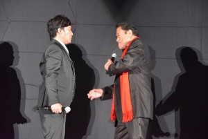 山里亮太、アントニオ猪木。『パワーレンジャー』ジャパンプレミアにて