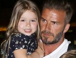 デヴィッド・ベッカム、愛娘の唇にキスしてバッシングの対象に