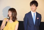 吉岡里帆、坂口健太郎、『ごめん、愛してる』プレミアム試写会に登壇