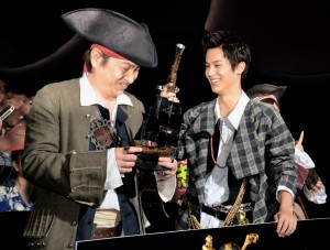 平田広明、中川大志、『パイレーツ・オブ・カリビアン／最後の海賊』大ヒット記念イベントにて