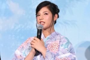 石井杏奈、『心が叫びたがってるんだ。』完成記念プレミアイベントに浴衣で出席