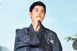 寛一郎、『心が叫びたがってるんだ。』完成記念プレミアイベントに浴衣で出席