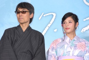 熊澤尚人監督＆石井杏奈、『心が叫びたがってるんだ。』完成記念プレミアイベントに浴衣で出席