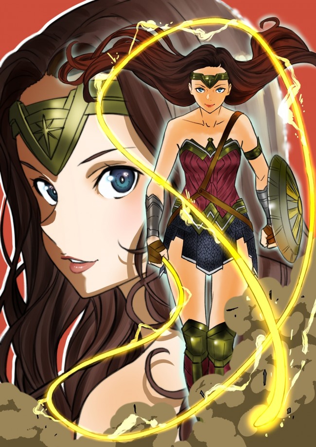 リカちゃん ワンダーウーマンに Sao グレンラガン 作者ともイラストコラボ 17年7月7日 写真 映画 ニュース クランクイン