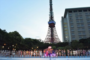  「CanCam×Tokyo Prince Hotel Night Pool」オープニングレセプションパーティーの様子