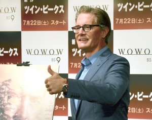 WOWOW『ツイン・ピークス The Return』カイル・マクラクラン来日会見の様子