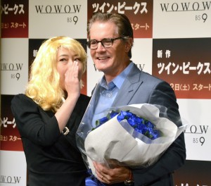 椿鬼奴、カイル・マクラクラン、WOWOW『ツイン・ピークス The Return』カイル・マクラクラン来日会見の様子
