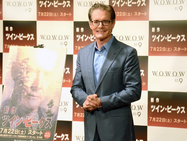 『ツイン・ピークス』クーパー捜査官役のカイル・マクラクランが来日！