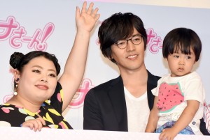 （左から）渡辺直美、要潤、川原瑛都。『カンナさーん！』特別試写会＆舞台挨拶にて