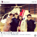 比嘉愛未、『コード・ブルー』仲良し4ショット披露も「みんなポーズばらばら」
