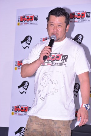 ケンドーコバヤシ、「週刊少年ジャンプ展VOL.1創刊～1980年代、伝説のはじまり」プレス内覧会に登場