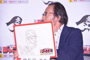 秋本治、「週刊少年ジャンプ展VOL.1創刊～1980年代、伝説のはじまり」プレス内覧会に登場