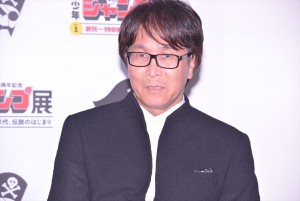 高橋陽一、「週刊少年ジャンプ展VOL.1創刊～1980年代、伝説のはじまり」プレス内覧会に登場